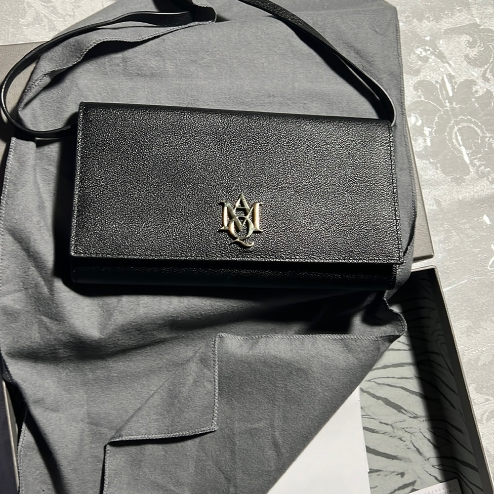 Alexander McQueen pouch with strap.